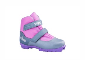 лыжные ботинки детские TREK Kids4 металлик (лого серебро) N