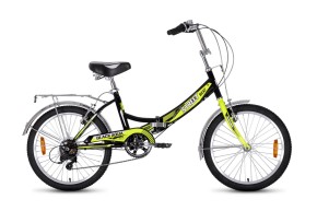 Велосипед BA Street Beat 1221  20 6s  (РФ) чёрный-лимонный