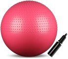 Мяч гимнастический INDIGO Anti-burst с насосом розовый