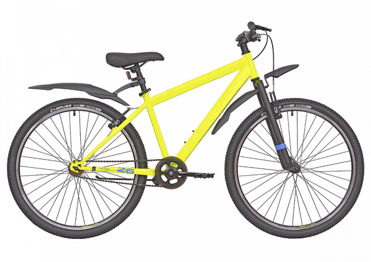 Велосипед горный 26 NX600 V-brake ST 1ск RUSH HOUR желтый