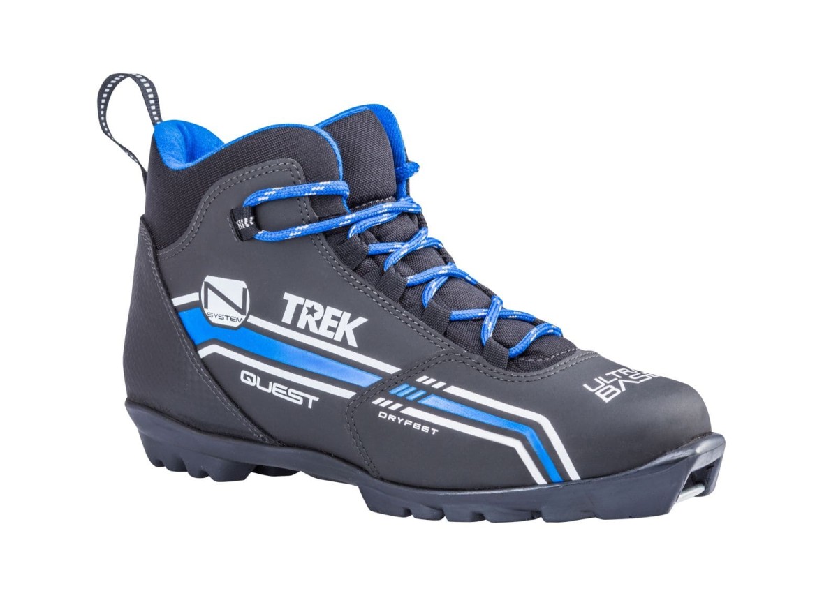 лыжные ботинки TREK Quest3 черный (лого синий) N